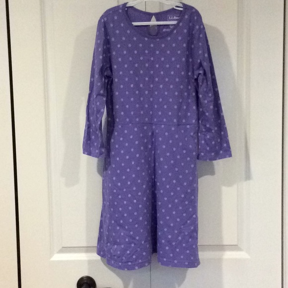 LLBean girls long-sleeve dress - Picture 2 of 3